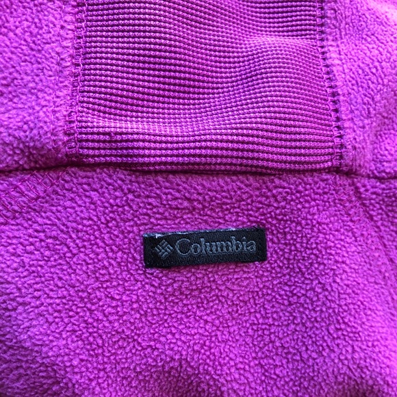 Columbia half zip purple sweater medium - Picture 6 of 9
